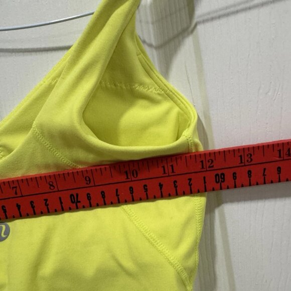 Women’s Lululemon Align Tank Nulu Size 2 Yellow Athletic Yoga Workout Pilates - Picture 7 of 7